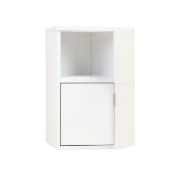 Ash Branch Wall-Mounted Entry Cabinet - White