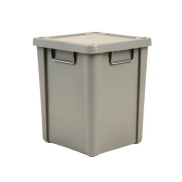 Wren Branch Closed Outdoor Storage Box - Gray (synthetic illustration; no displayed measurements)