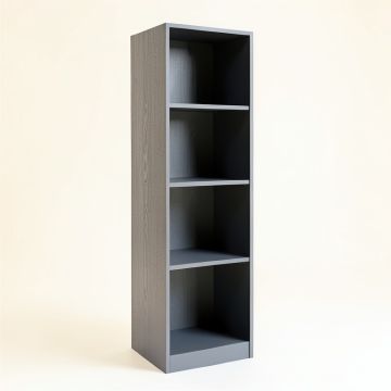 Cedar Bluff Narrow Cubby Tower - Gray (synthetic illustration; no displayed measurements)