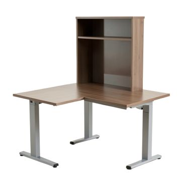 Marlton L-Shape Desk With Hutch