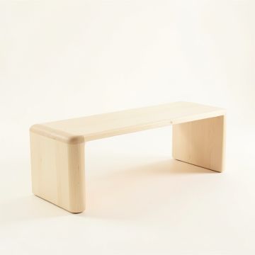 Maple Branch Indoor Bench - Ivory (synthetic illustration; no displayed measurements)
