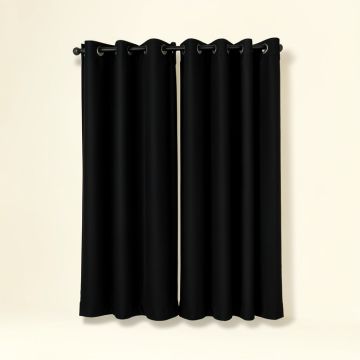 Lemond Sparkle Solid Blackout Thermal Grommet Curtain Panels (synthetic illustration; no displayed measurements)