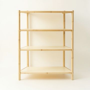 Spruce Canyon Empty Seed-Starting Shelving Unit Without Lights - Cream (synthetic illustration; no displayed measurements)
