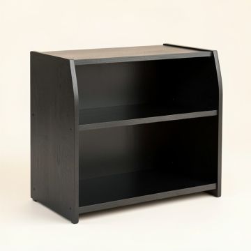 Summit Bridge Desktop Shelving Unit - Black (synthetic illustration; no displayed measurements)