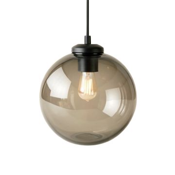 6 '' H Glass Sphere Pendant Shade ( Screw On ) In Smoke