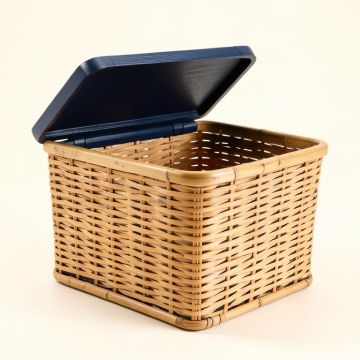 Vale Bluff Laundry Hamper - Navy (synthetic illustration; no displayed measurements)
