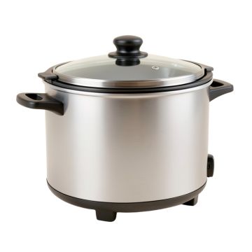 Elite By Maxi-Matic Platinum 8.5-Quart Stainless Steel Digital Slow Cooker
