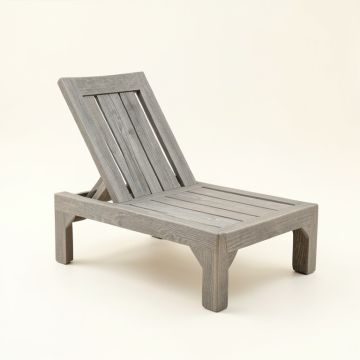 Lake Bend Outdoor Lounge Chair - Gray (synthetic illustration; no displayed measurements)