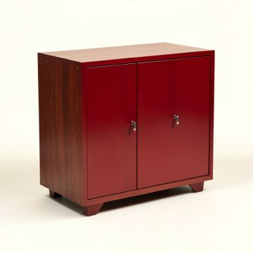Retro Storage Cabinet (synthetic illustration; no displayed measurements)