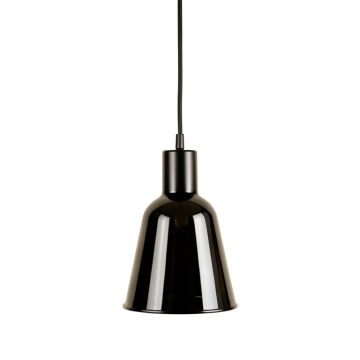 Dune Dell Pendant Light Suspended From One Plain Cable - Black