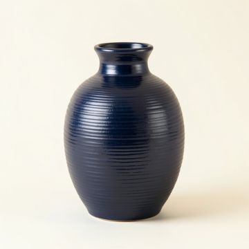 Alder Canyon Empty Decorative Vase - Navy (synthetic illustration; no displayed measurements)