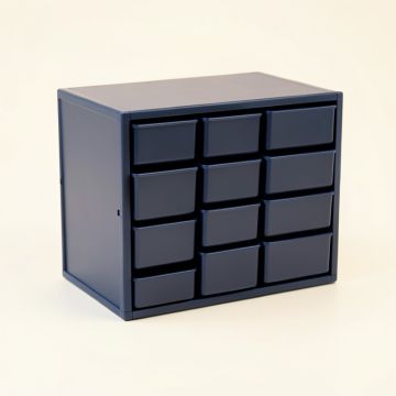 Elm Arc Small-Parts Storage Drawer Cabinet (synthetic illustration; no displayed measurements)
