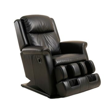 Genuine Leather Reclining Adjustable Width Massage Chair