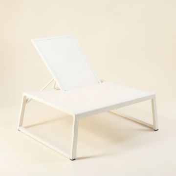 Stone Bridge Outdoor Lounge Chair - White (synthetic illustration; no displayed measurements)