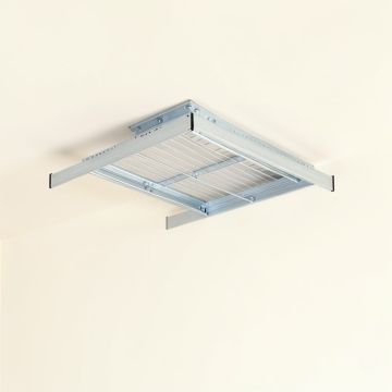 Overhead Garage Ceiling Storage Rack (synthetic illustration; no displayed measurements)