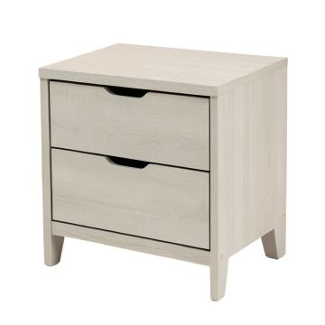 Luro 2 - Drawer Nightstand In Light Gray