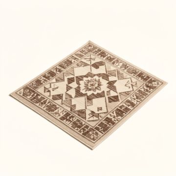 Annawan Geometric Beige/Brown Area Rug (synthetic illustration; no displayed measurements)