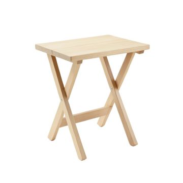 Willow Brook Compact Balcony Table - Beige (synthetic illustration; no displayed measurements)