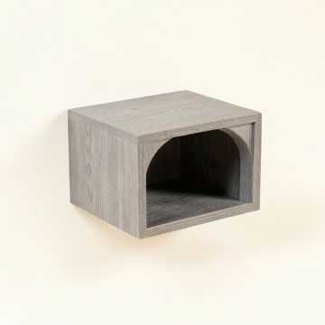 Oak Canyon Wall-Mounted Cat Perch - Gray (synthetic illustration; no displayed measurements)