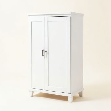 Dhruva 17.5 '' W X 31.7 '' H X 17.5 '' D Freestanding Bathroom Cabinet (synthetic illustration; no displayed measurements)