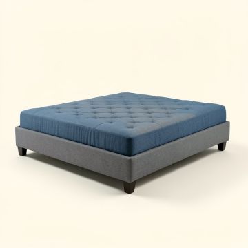 Rhode Tufted Upholstered Low Profile Standard Bed (synthetic illustration; no displayed measurements)