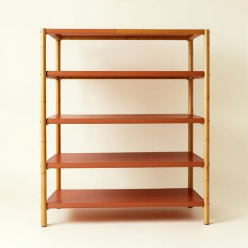 Holly Branch Empty Seed-Starting Shelving Unit Without Lights - Terracotta (synthetic illustration; no displayed measurements)