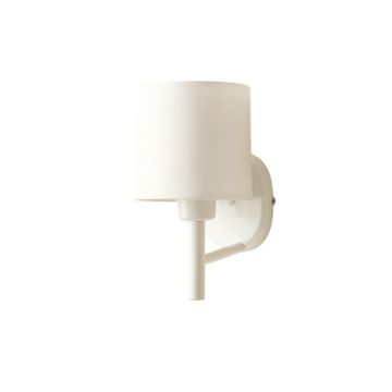 Olive Canyon Wall Sconce Mounted On A Plain Wall - White