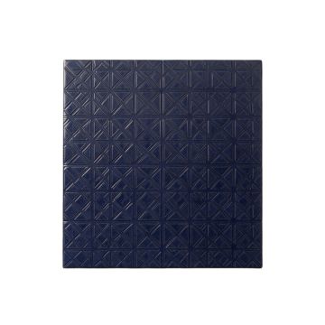 Maple Bridge Uninstalled Square Decorative Tile - Navy
