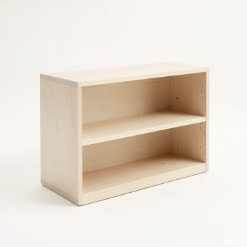 Lake Branch Low Bookcase - Ivory (synthetic illustration; no displayed measurements)