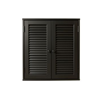 Cove Dale Wall-Mounted Laundry Cabinet - Black
