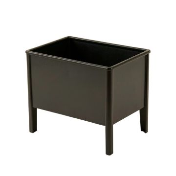 Olive Branch Empty Raised Planter - Black