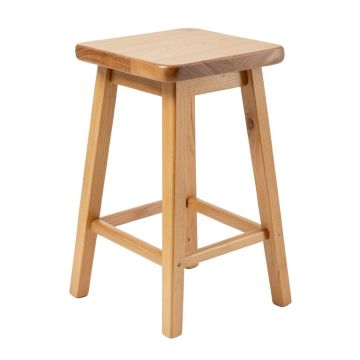Cliburn Swivel Solid Wood Bar & Counter Stool