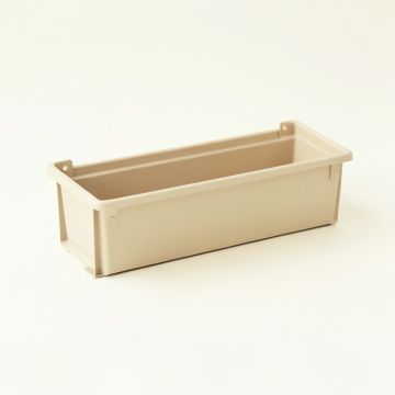 Rowan Canyon Empty Railing Planter With Integral Brackets - Beige (synthetic illustration; no displayed measurements)
