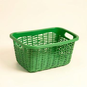 Spruce Bend Empty Storage Basket - Green (synthetic illustration; no displayed measurements)