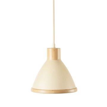 River Branch Pendant Light Suspended From One Plain Cable - Cream