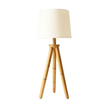 Dawn Dale Floor Lamp With A Plain Fabric Shade - Ivory