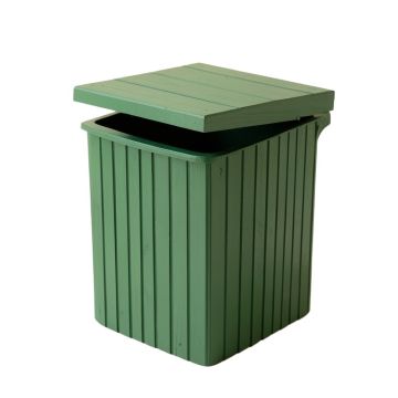 Hazel Bend Closed Garden Compost Bin - Green