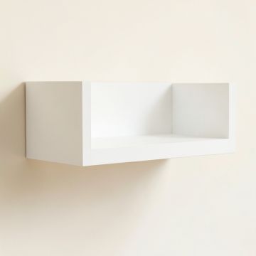 Flint Arc Wall-Mounted Shelf (synthetic illustration; no displayed measurements)