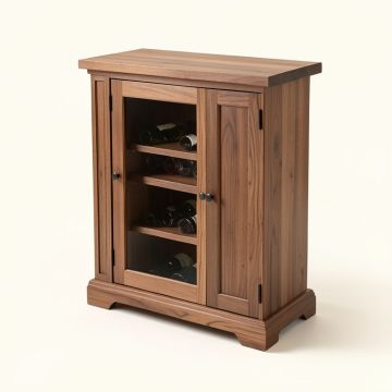 Wine Bar Walnut (synthetic illustration; no displayed measurements)