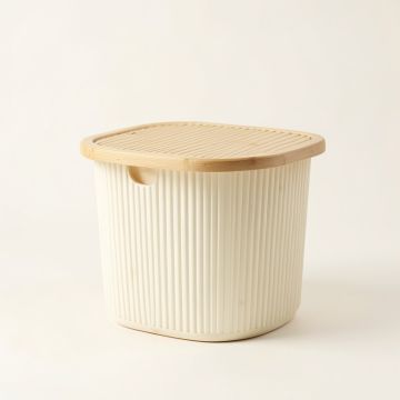 Clay Bend Laundry Hamper - Ivory (synthetic illustration; no displayed measurements)