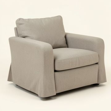 Ryley 53.2 '' Linen Flared Arm Loveseat (synthetic illustration; no displayed measurements)