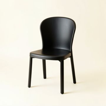 Pine Branch Small Chair - Black (synthetic illustration; no displayed measurements)