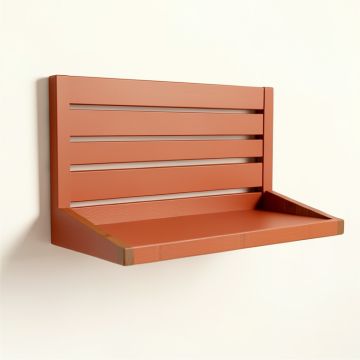 Maple Dell Wall-Mounted Entryway Organizer Shelf - Terracotta (synthetic illustration; no displayed measurements)