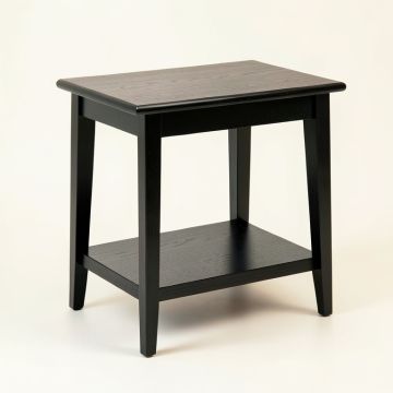 Alder Arc Side Table (synthetic illustration; no displayed measurements)
