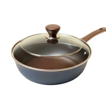Ayesha Curry 3 Qt . Non-Stick Aluminum Saute Pan With Lid
