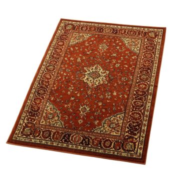 Nile Tarifa Bohemian Medallion Rust Area Rug