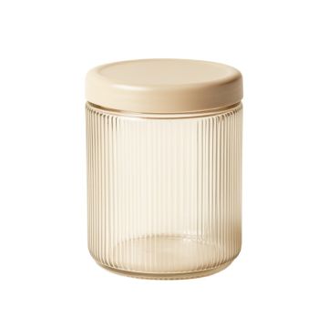 Shore Brook Storage Canister With Lid - Beige