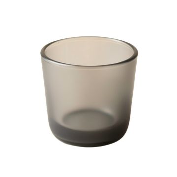 Birch Branch Empty Candle Holder - Gray