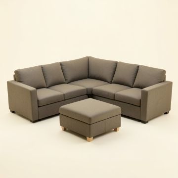 Ewaoluwa 189 '' Wide Symmetrical Corner Sectional With Ottoman (synthetic illustration; no displayed measurements)