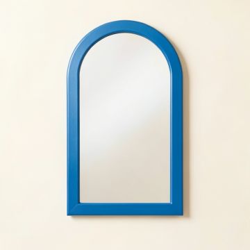 Vale Arc Framed Wall Mirror - Blue (synthetic illustration; no displayed measurements)